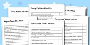 An image of checklists.