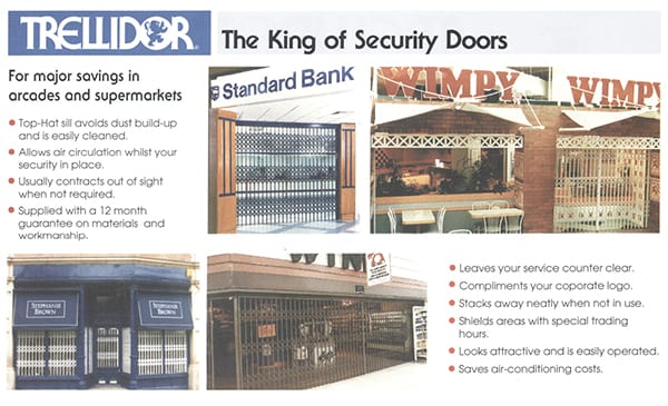 Trellidor The king of Security Doors